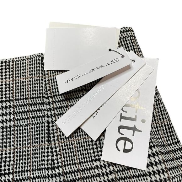 NWT AMANDA & CHELSEA houndstooth skirt size medium petite - Picture 6 of 8